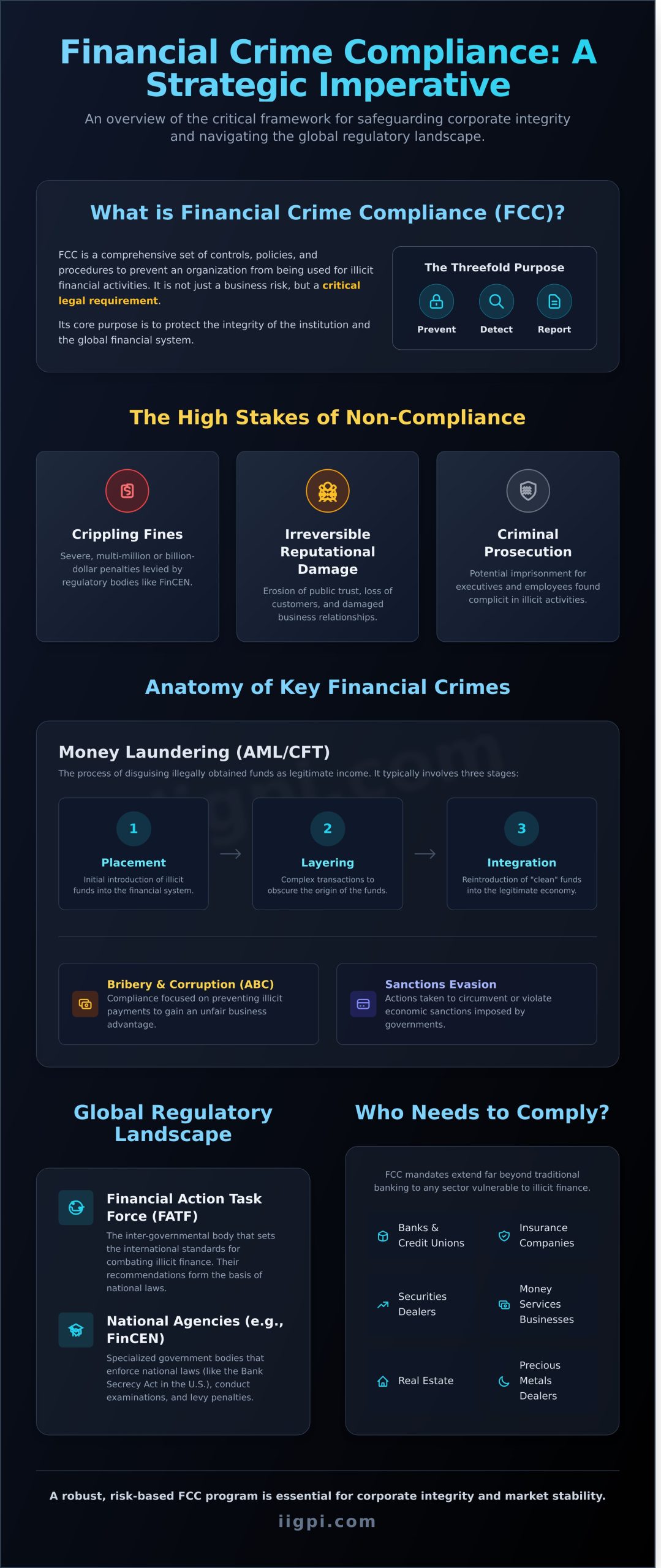 Financial Crime Compliance: A Strategic Framework for Corporate Integrity - Infographic