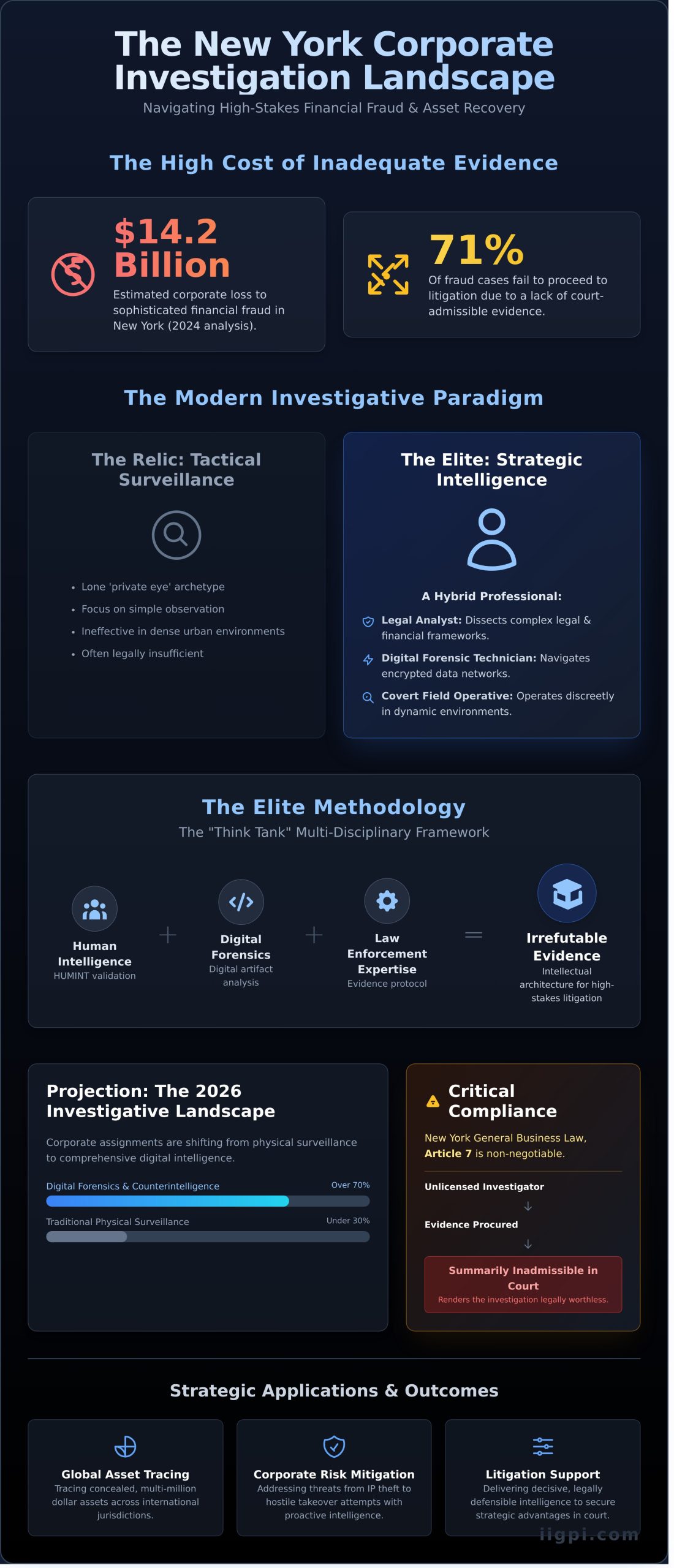 Private Detective NYC: A Strategic Framework for Complex Investigations in 2026 - Infographic