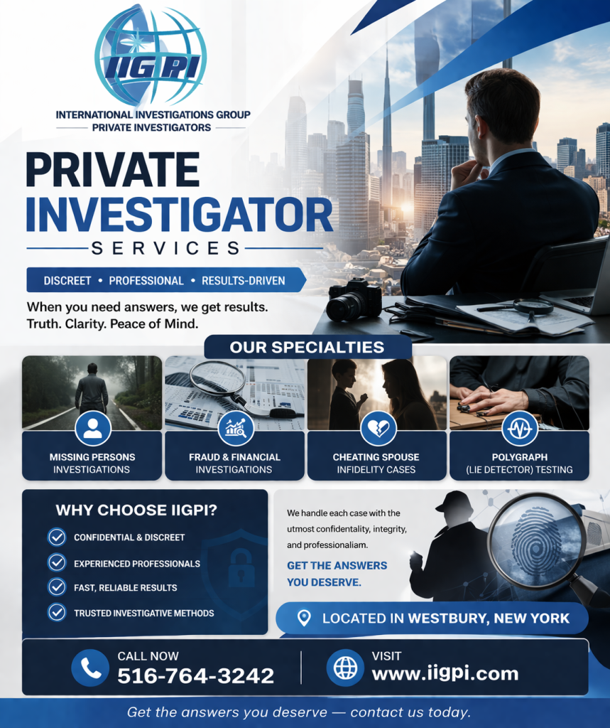 Private Investigators Westbury NY