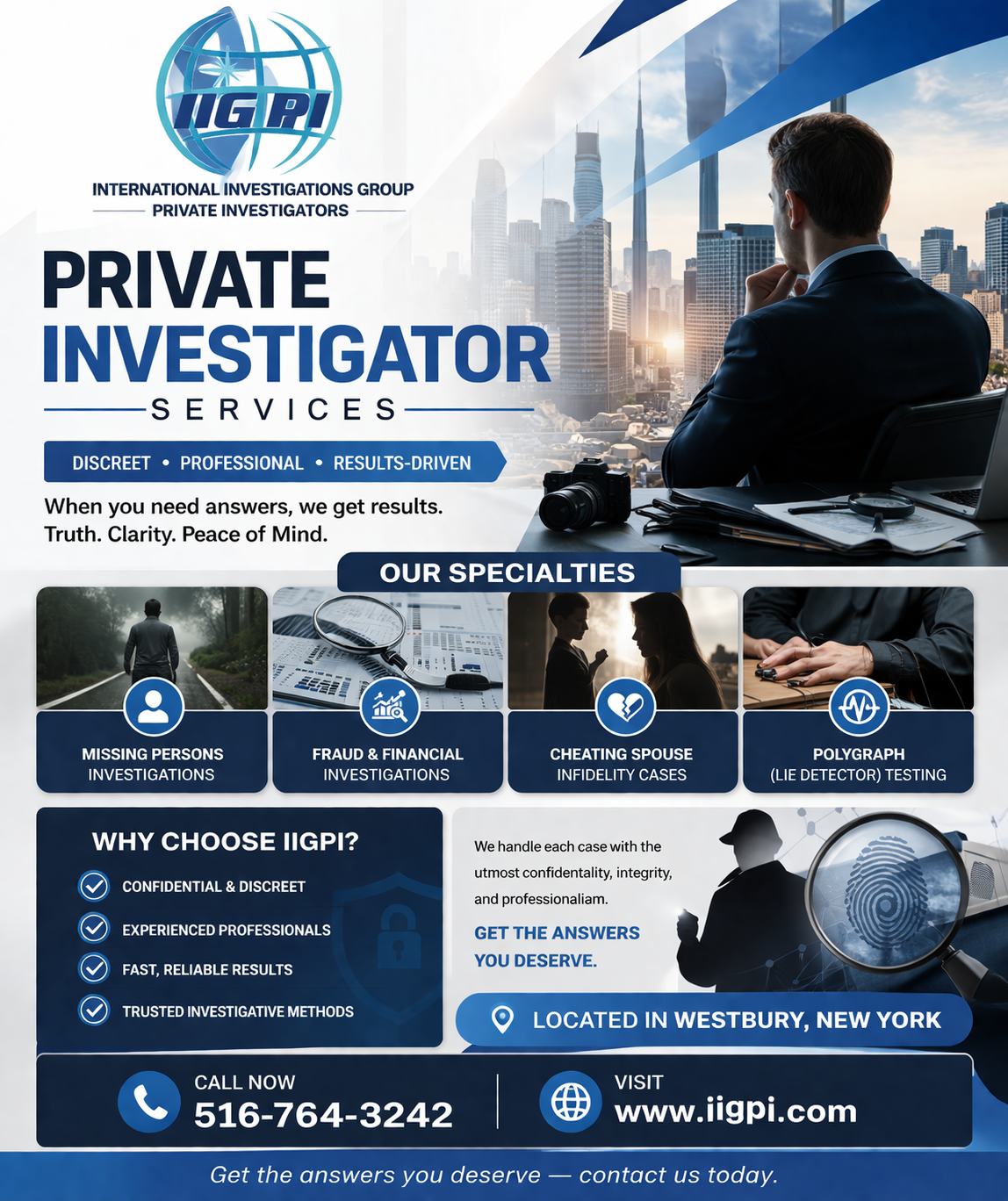 Private Investigators Westbury NY