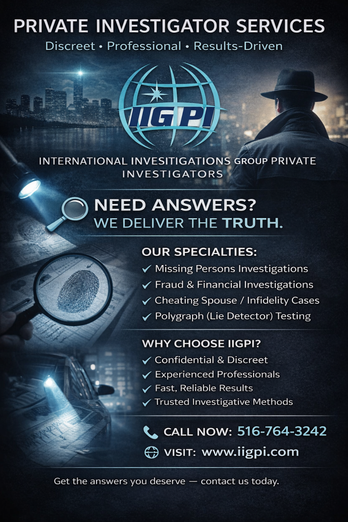 Private Investigators Westbury New York Long Island