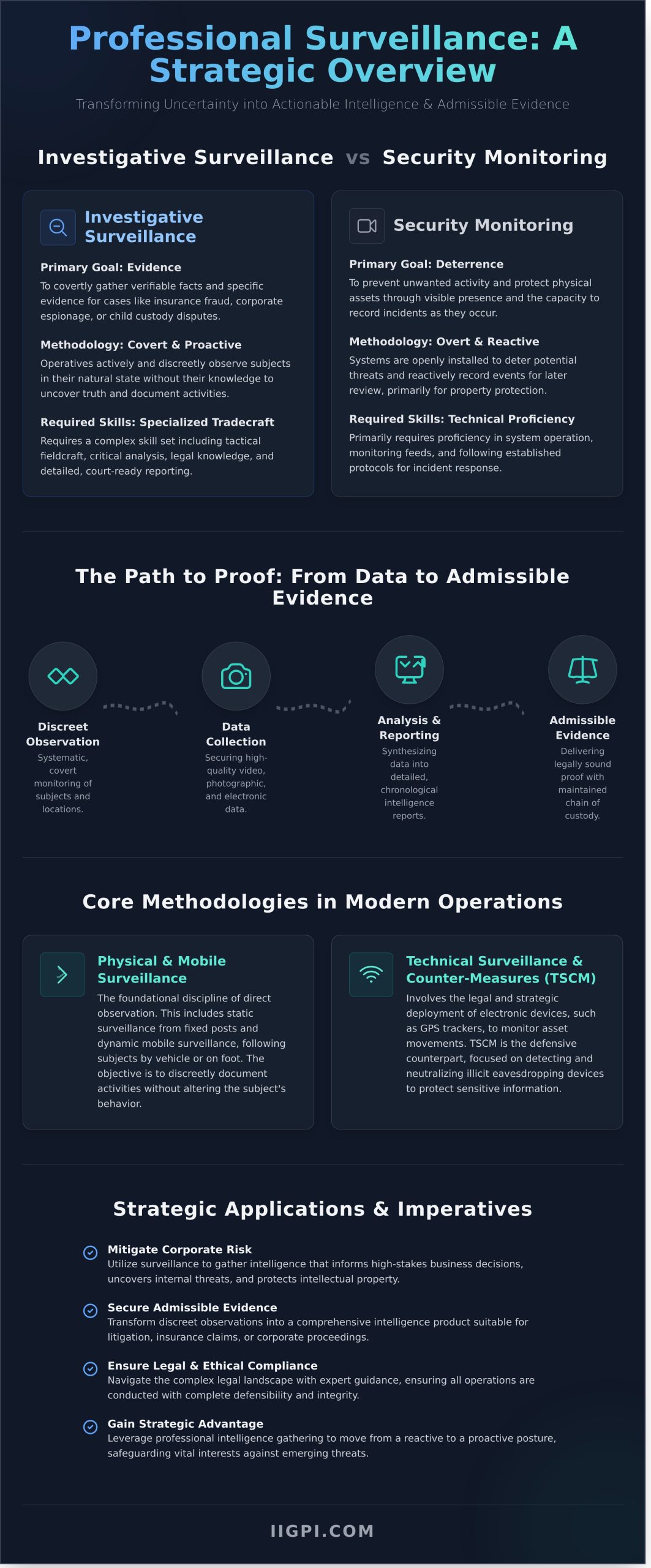 Professional Surveillance Services: A Comprehensive Guide for 2026 - Infographic