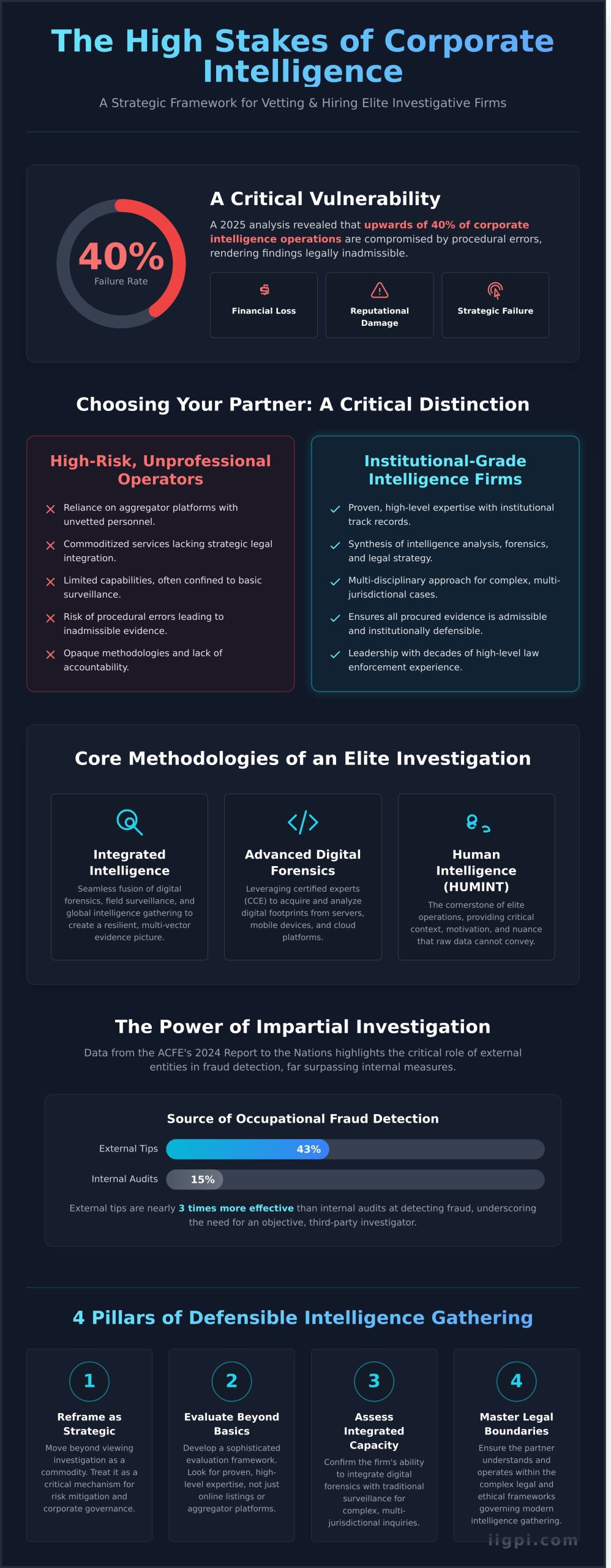 The Strategic Framework for Hiring a Private Investigator in 2026 - Infographic