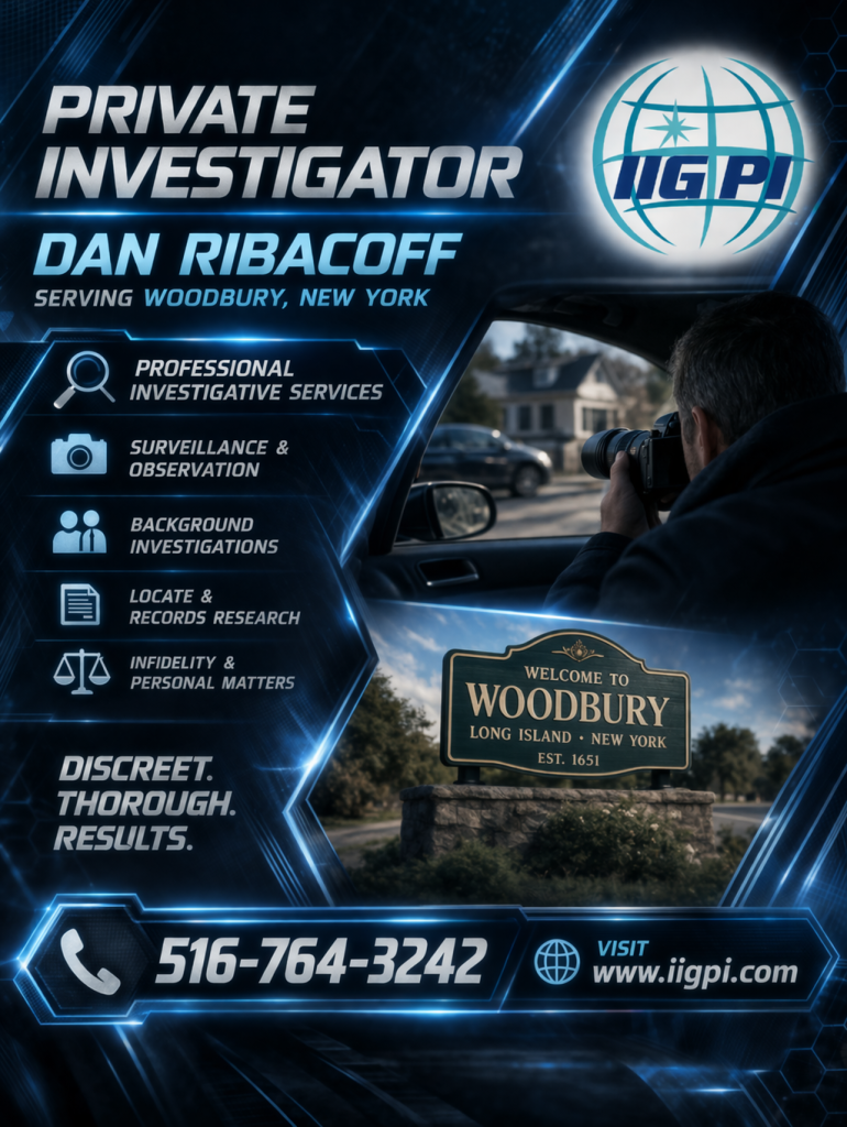 Woodbury Private Investigations Dan Ribacoff