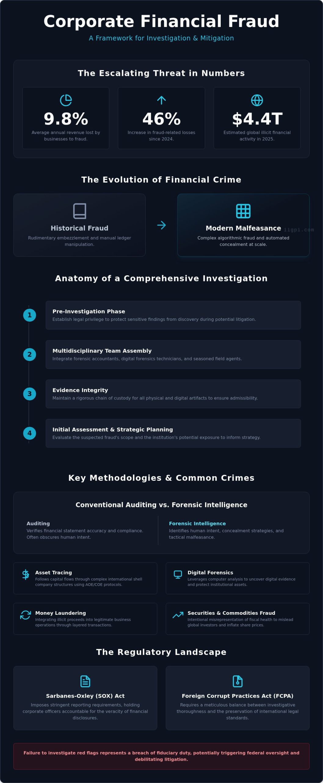 Corporate Financial Fraud Investigation: A Strategic Framework for Institutional Integrity