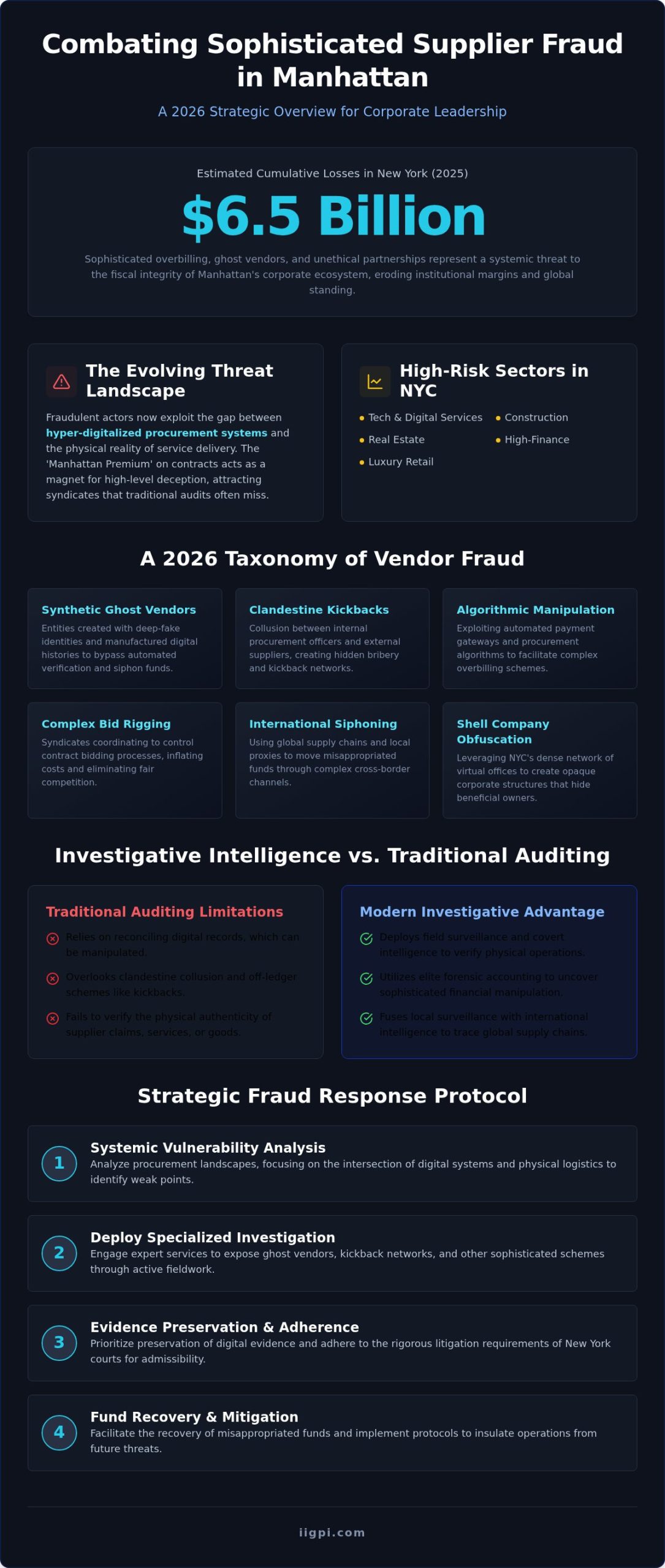 Strategic Vendor and Supplier Fraud Investigation Services in Manhattan: A 2026 Corporate Mandate
